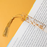Gold Flake Mini Resin Bookmark