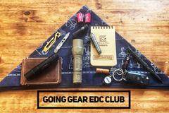 A few examples of items you might find in the EDC Club::
- Flashlights
- Rite-in-the-Rain Pad
- Multitools
- Batteries
- Keychains
- Bandana