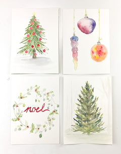 Christmas Theme Watercolor Art Kit