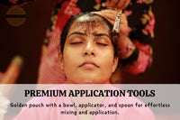 AyurCrate subscription box with four Ayurvedic skincare pouches and eco-friendly packaging.