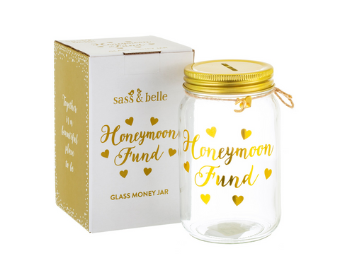 "Honeymoon Fund" Savings Jar