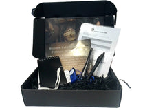 This is a  9x6.5x2 box that includes the material necessary to complete the two cases for you to delve into Computer Forensics.