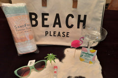 Our May 2025 box, "Beach, Please." 