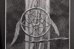 Our February 2026 Art Box, will include the drawings, Ripped Heart and Dream Catcher.  Come and get dirty with us and create.