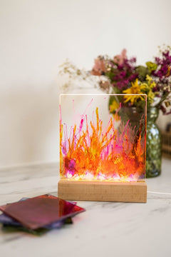 LED Light Frame Alcohol Ink DIY Craft Kit