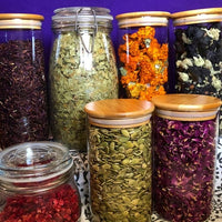 Samhain Floral Offering by Sage and Amethyst