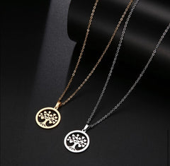 FAMILY TREE  ♡ Stainless Steel Necklace