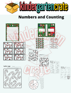 Candy Cane Math and Literacy Centers (Digital Add On)