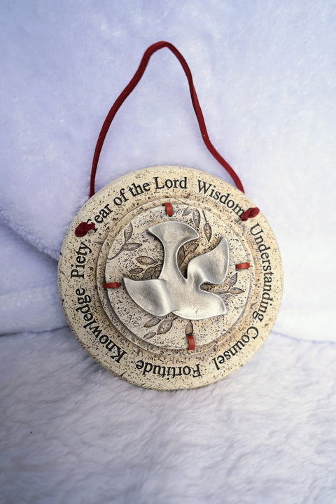 Holy Spirit Wall Plaque-Resin (Confirmation Gift)