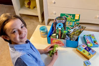Dinosaur Sensory Box - PlayVisions Hyper Flex, Sticker Dino Book, Dino Putty, Needoh  Ball, Water Beads, Eeboo Cards, Stretch Lizard
