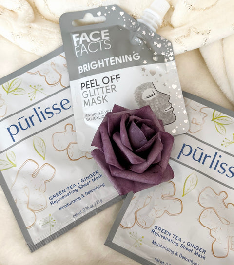 Moisturizing and Brightening Mask Set, Retail Value $16