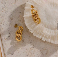 ARIA 14K Gold Chain Earrings