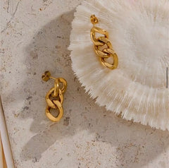ARIA 14K Gold Chain Earrings
