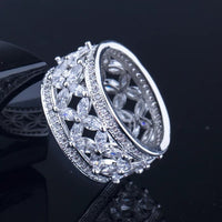 FLORAL 360 AAA Cubic Zirconia 925  Ring