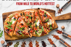 Kitsy Box Hot Pepper Flakes Chili Variety Set, 10 Pack - Monthly Refill Subscription