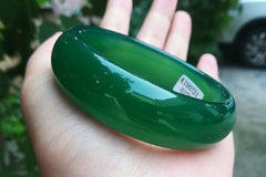 Emperor Lv Jade Bracelet