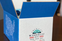 Discover the unique flavors and hidden gems of a different state every month with the American Wanderlust Box!