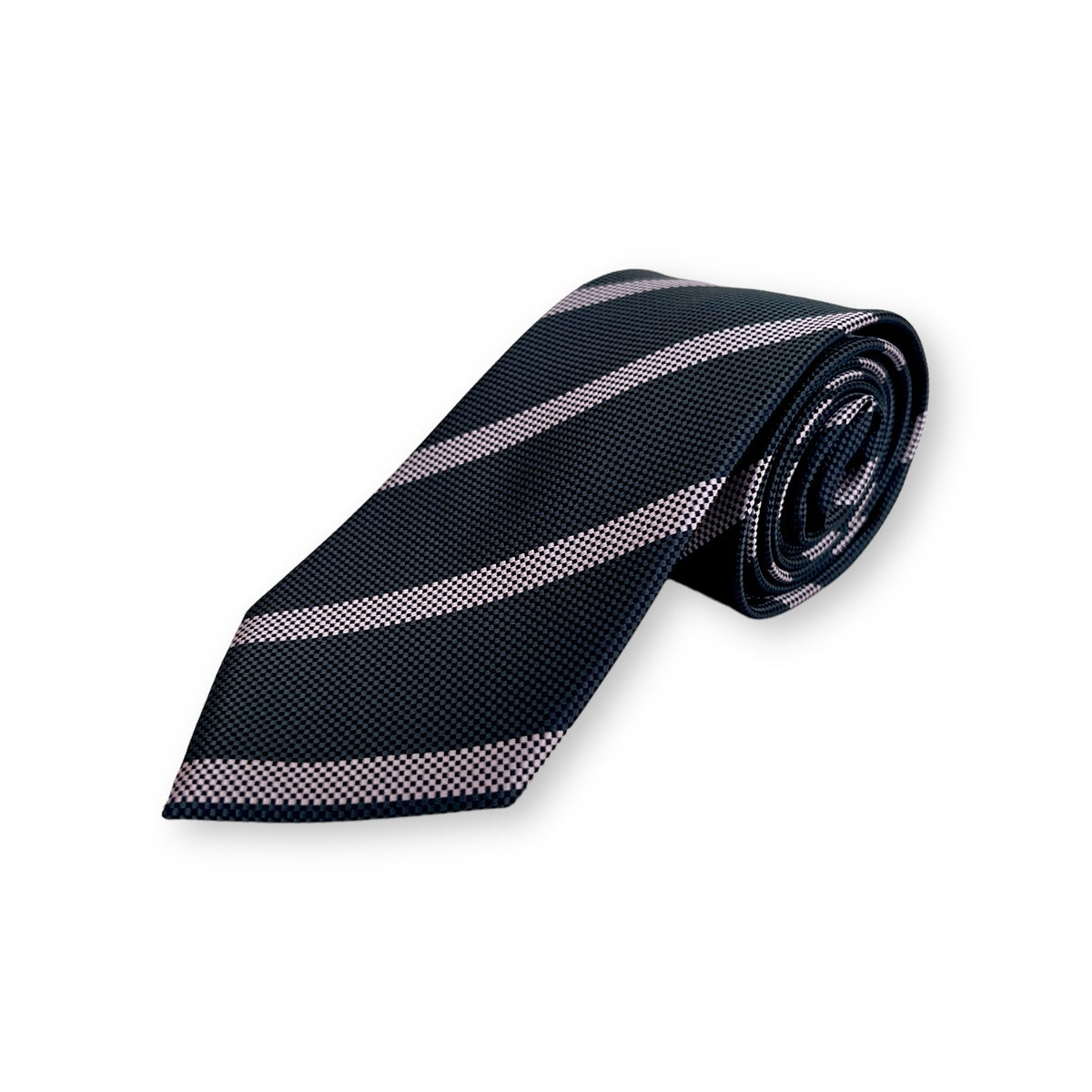 Black Pink Stripped Tie