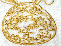 Easter Egg Embroidered Towel