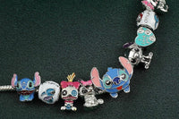 Vintage Lilo & Stitch Sweetheart Charm Bracelet, Adults & Kids Sizes