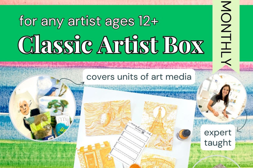 Classic Artist Box by Classy Artist Box - Art Projects for Anyone Ages 12+