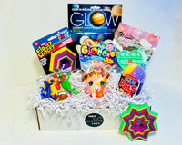Fidget Toy Valentine's Gifts, fidget widget, glow planets + stars, lizard stretch, globbie ball, fidgety pop, playfoam pals, 3D bubble pop