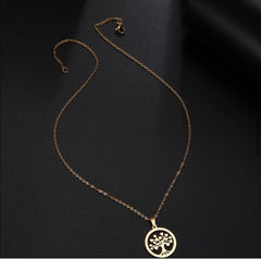 FAMILY TREE  ♡ Stainless Steel Necklace