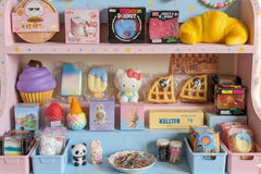 Mystery cute box with squeeze toy mystery plushie and squishie child tweens teens