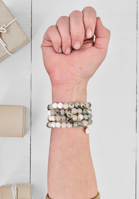 Natural Labradorite Diffuser Bracelet