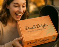 Holiday Advent Calendar Doodle Delight Stationary Box