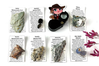 Specialized boxes and kits to go along with our geology classes online. Our boxes are designed to teach geology! 