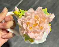 Dreamcloud Modern Floral Ceramic Tea and Coffee Set