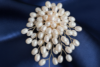 A pearl is a living jewelry. Handcrafted freshwater pearl brooch pendant. The 2025 trend for unique style. Say yes to one of a kind.