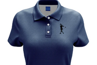 The excellent Shanks Golf blue ladies polo. Perfect for just about any bottoms you choose. Goes with anything. 