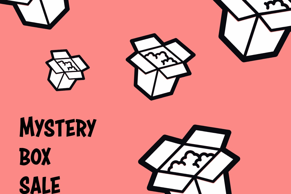 Mystery box can contain anything!