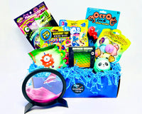 Teen Olly Ball, Pop'N'Bears, Plus Plus Critters, Space Worm, Squish Panda, SOS Candy Keychains, Octo Ink, Sensory Spheres, Beach Seascape