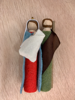 Wooden Doll Ornament