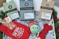 Brews for Rescues - Coffee & Tea Box
One 12oz bag of coffee
One bag loose leaf tea
One Large bag pet treats
One Dog Toy
Gift for Human