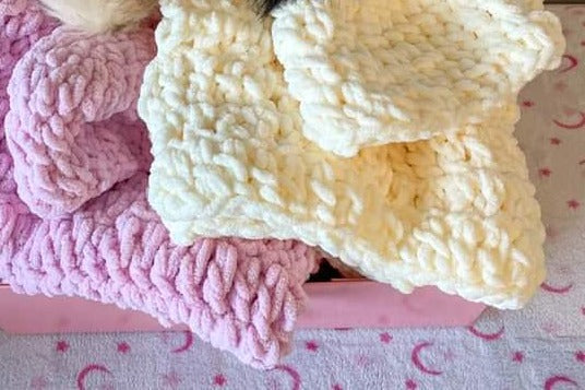 Crochet baby box
