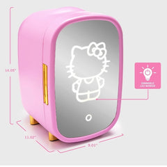 Sanrio “Hello Kitty” Beauty & Skincare Mini Fridge Cooler, Ships Immediately