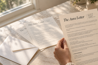 The Aura Letter by Working On My Aura x Coquihalla | Monthly Snail Mail Subscription