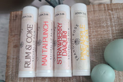 Natural Lip Balm happy hour set.  Part of our limited edition Mother's Day Gift Box.  Luxury spa gift set.  