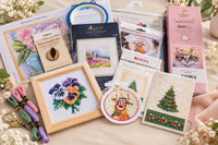 Wizardi Cross Stitch Supplies Subscription Box for DIY, Needlework and Craft Fans