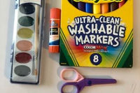 Sample art supplies