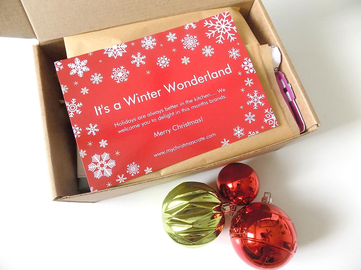 One Time- Christmas Crate box