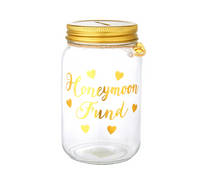 "Honeymoon Fund" Savings Jar