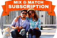 Sock Panda - Two Pairs Socks Per Month (Hers and His Mixed Subscription) - Great for Couples