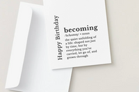 Birthday Greeting Card with Loose Leaf Tea by Aura Herbal Teas
