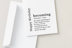 Birthday Greeting Card with Loose Leaf Tea by Aura Herbal Teas