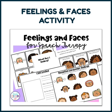 Feelings and Faces | Speech Therapy Material 😆🙃